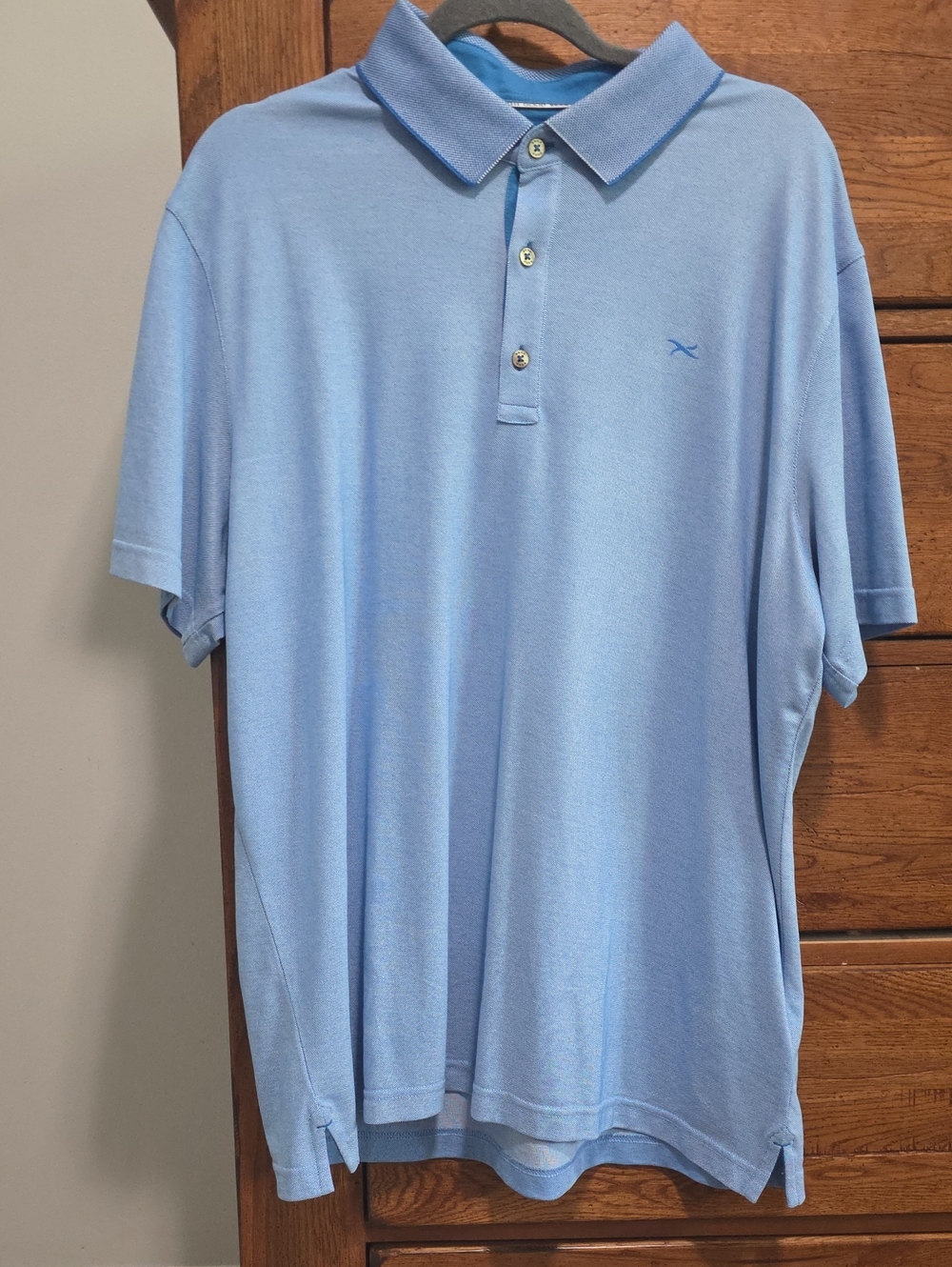 Light Blue Men's Polo Shirt